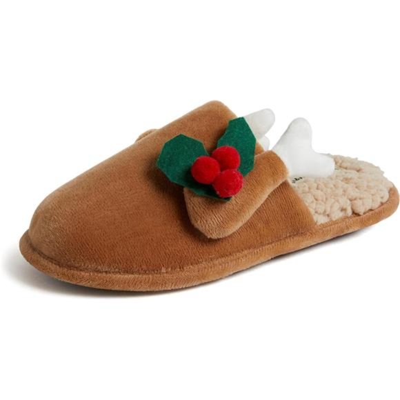 Matching Family Holiday‎ Christmas Reindeer & Turkey Scuff - Picture 1 of 7